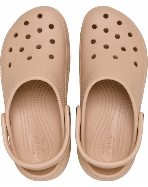 Sabots classic à Plateformes W caramel rose