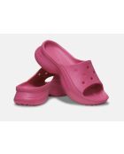 Bae Slide dunkelrosa Pantoletten