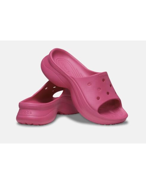 Bae Slide dunkelrosa Pantoletten