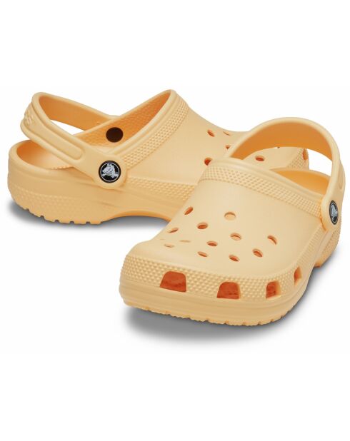 Classic K Golden Hour orange Holzschuhe