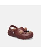 IAM Brown Bear Clogs mit klassischem Innenfutter und dunkelbraunem Futter