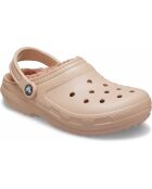 Sabots classic doublés PkCr caramel rose