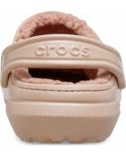 Sabots classic doublés PkCr caramel rose