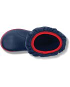 Bottes d'hiver Puff pour enfants marine/rouge