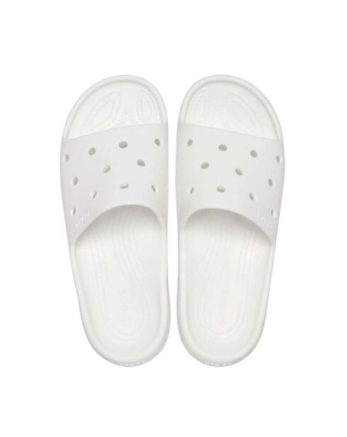 Sandales classiques Slide v2 blanches
