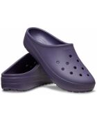 Sabots classic à profil bas violet foncé