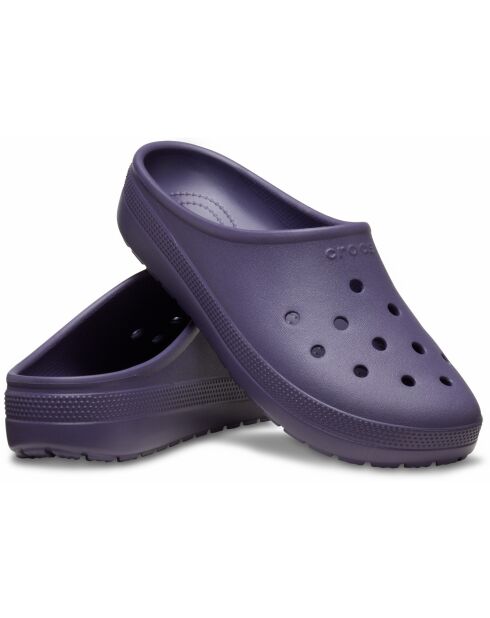 Sabots classic à profil bas violet foncé