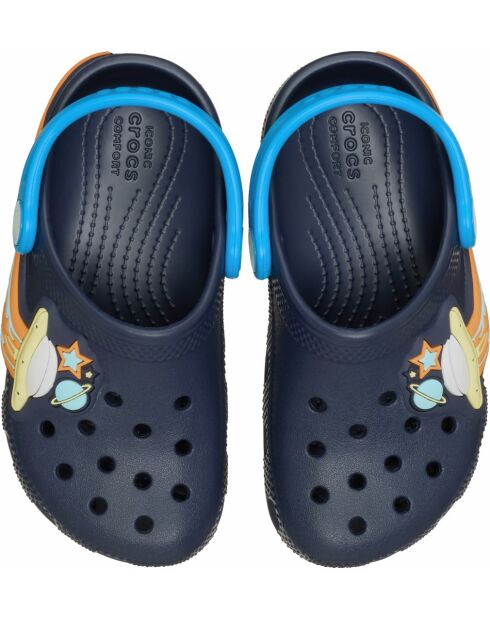 Marineblaue Clogs von Classic UFO Lights