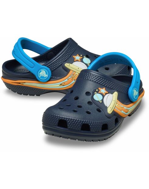 Marineblaue Clogs von Classic UFO Lights
