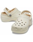 Sabots classic à Plateformes doublés W crèmes