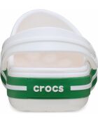 Crocbands Clogs Ivy witgroen