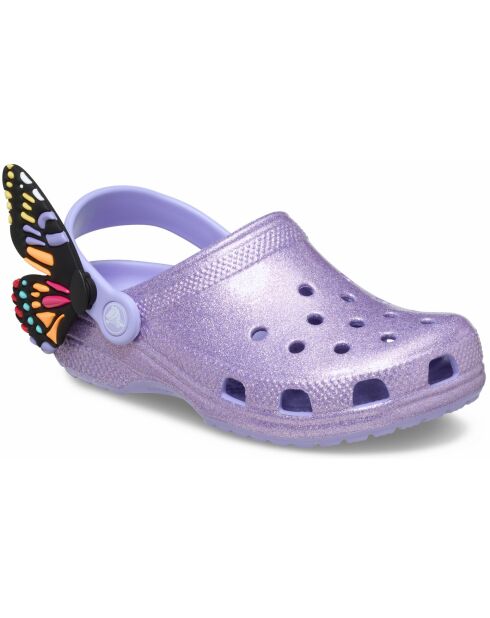 IAM Butterfly klassische Holzschuhe, lila