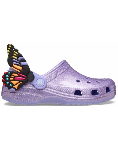 IAM Butterfly klassische Holzschuhe, lila