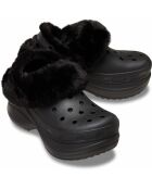 Sabots Bae lined noirs