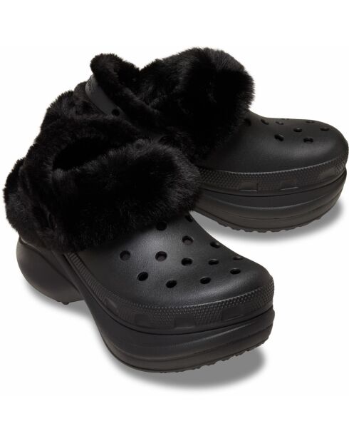 Sabots Bae lined noirs