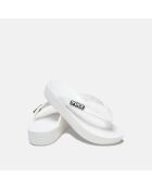 Plateformes classiques rabattables W blanches