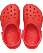 Classic T Stf rote Holzschuhe