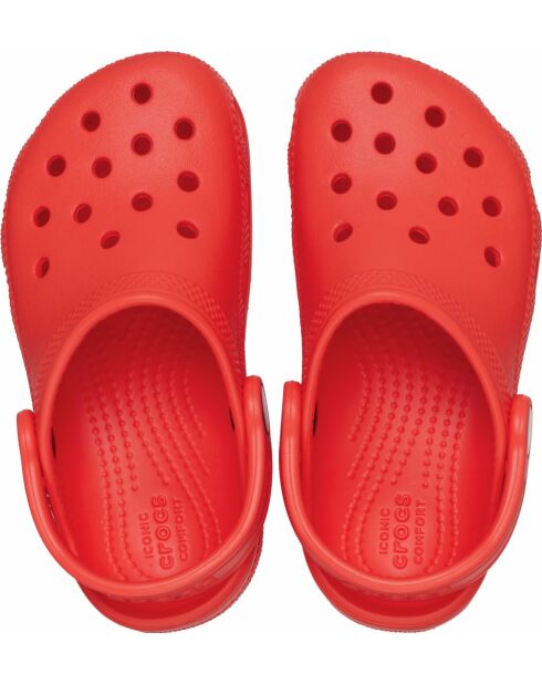 Classic T Stf rote Holzschuhe