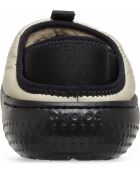 Sabots classic Puff Moc beige et noir