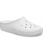 Sabots classic à profil bas blancs