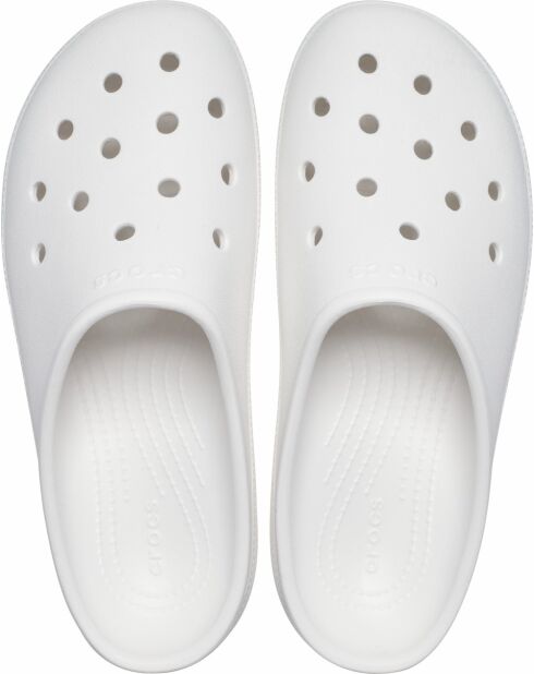 Sabots classic à profil bas blancs