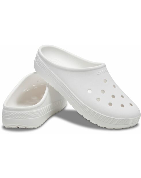 Sabots classic à profil bas blancs