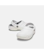 Sabots classic lined Overpuff doublés blancs