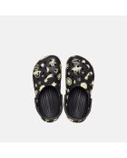 Klassieke klompen met zwarte opdruk van Glow Space