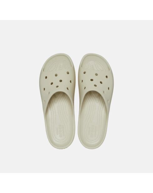 Plateformes classiques Slide blanc cassé