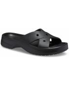 Sabots classic Womens Cross Strap noir