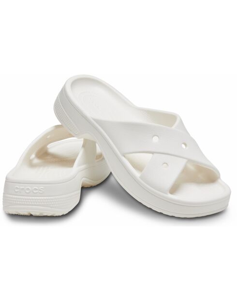 Sabots classic Womens Cross Strap craie