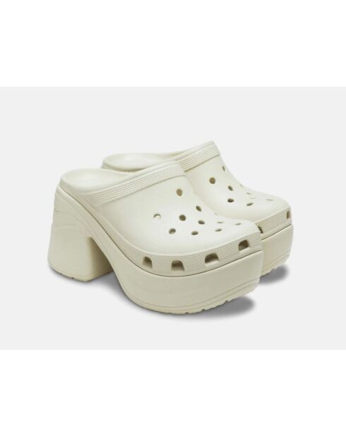 Sabots Siren blanc cassé