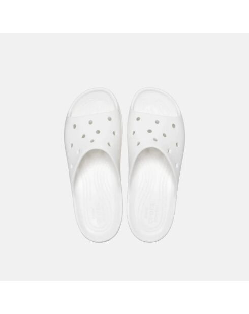 Plateformes classiques à glissière blanches