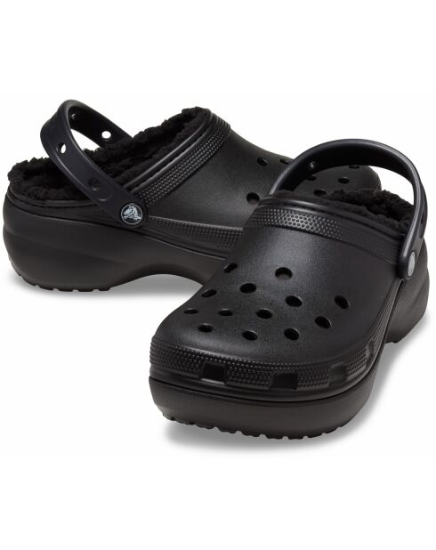 Sabots classic à Plateformes doublés W noirs