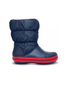 Bottes d'hiver Puff pour enfants marine/rouge