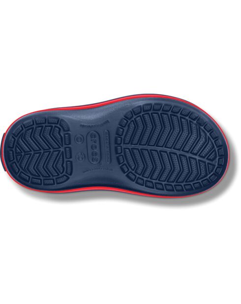 Botas de invierno Puff para niños azul marino/rojo