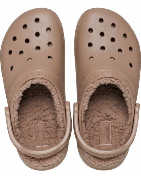 Sabots doublés lined taupes