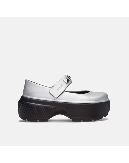 Chaussures Stomp Metallic Mary Jane argentées
