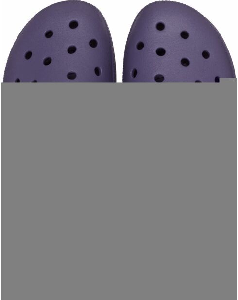 Sabots classic à profil bas violet foncé