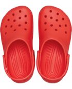 Rote Holzschuhe Classic K Starfish