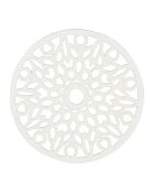 Sottopentola in rhodonea bianco sporco - D.20,5 cm