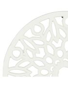 Sottopentola in rhodonea bianco sporco - D.20,5 cm