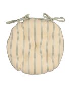 Galette de chaise campagne sauge - D.40 cm