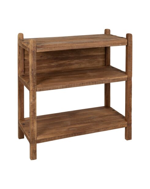 Etagère 3 niveaux campagne naturelle - 90x35x100cm