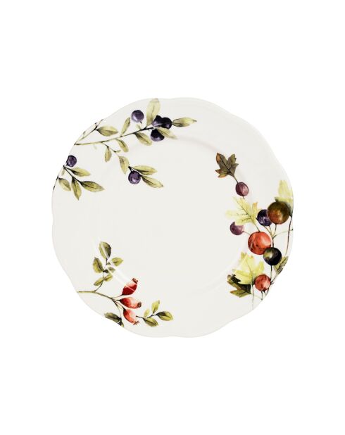 Plato de postre multicolor Meredith - D.20,3 cm