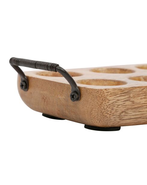 Natuurlijke landelijke eierhouder - 19x11x5cm