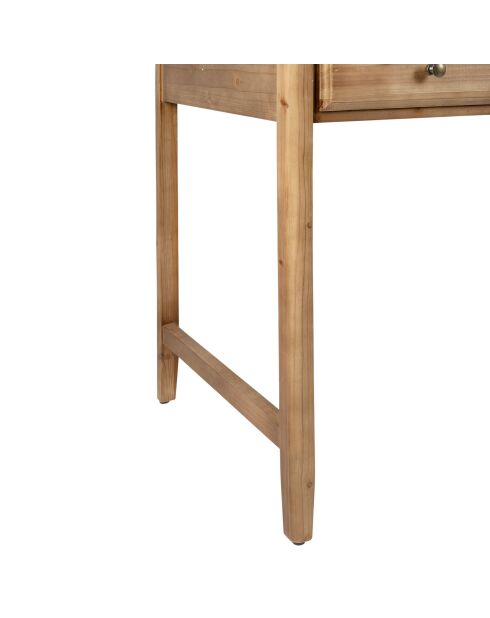 Bureau 3 tiroirs firmin naturel - 120x58x80cm
