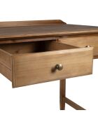 Bureau 3 tiroirs firmin naturel - 120x58x80cm