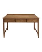 Bureau 3 tiroirs firmin naturel - 120x58x80cm