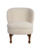 Sillón Claudine ecru - 65x67x76 cm